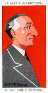 Rufus Isaacs, 1e Markies van Reading, Lord Chief Justice en diplomaat, 1926