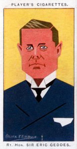 Sir Eric Campbell Geddes, Britse politicus, 1926 door Alick P. F. Ritchie