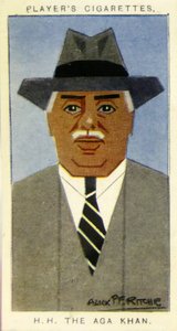 Aga Khan III door Alick Penrose Forbes Ritchie