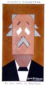 Arthur James Balfour door Alick Penrose Forbes Ritchie