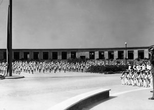 Villa Rosa Maltoni Mussolini: jonge studenten die trainen door Fratelli Alinari