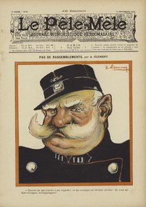 Geen bijeenkomsten. Illustratie voor Le Pele-Mele, 1902