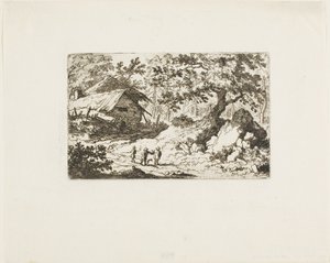 De verwoeste hut door Allaert van Everdingen