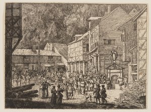 De Tweede Bron, van de Vier Minerale Bronnen door Allaert van Everdingen