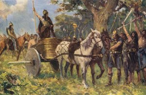 Koningin Boadicea Toespreekt de Britten