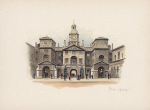 Bekend Londen: Horse Guards door Allan F. Barraud