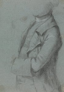 Kostuumstudie voor een Portret van een Man door Allan Ramsay