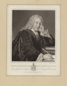 Nicholas Hardinge door Allan Ramsay