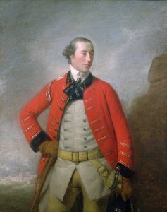 Portret van kapitein Sir William-Peer Williams, ca. 1759 door Allan Ramsay