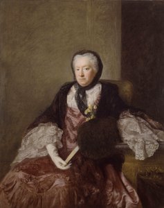 Portret van mevrouw Mary Martin, 1761 door Allan Ramsay