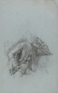 Studie voor een portret van een zittende heer door Allan Ramsay