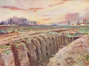 WO1: Britse loopgraven in Vlaanderen