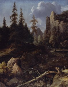 Noors berglandschap door Allart van Everdingen