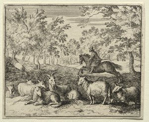 Reinaert de Vos: De Jacht op het Hert door Allart van Everdingen