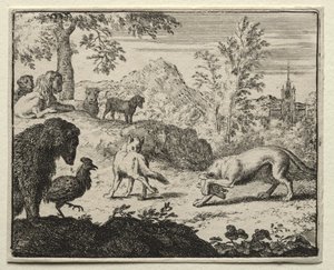 Reinaert de Vos: Het Gevecht Tussen Reinaert en de Wolf