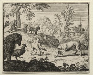 Reinaert de Vos: Het gevecht tussen Reinaert en de Wolf