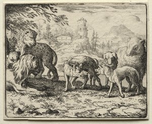 Reinaert de Vos: De Veroordeling van Reinaert door Allart van Everdingen