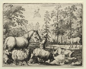 Reinaert de Vos: Het Jaloerse Paard door Allart van Everdingen