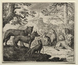Reinaert de Vos: De Familie van Reinaert Verlaat het Hof
