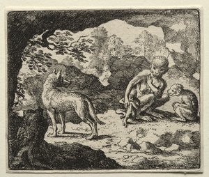 Reinaert de Vos: De Wolf in het Hol van de Aap door Allart van Everdingen