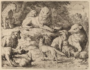 De dieren presenteren hun aanklachten tegen Reinaert
