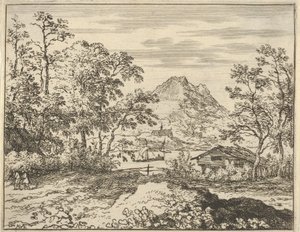 De Brede Rivier, 17e eeuw door Allart van Everdingen