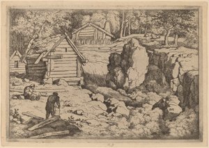 De timmerman door Allart van Everdingen