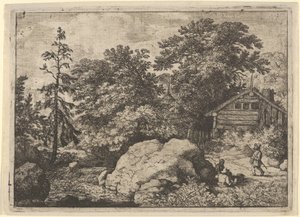De heuvel, 17e eeuw door Allart van Everdingen