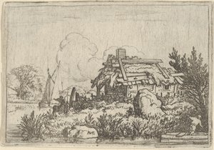 Het Verwoeste Huisje, Omgeven door Water, 17e eeuw