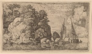 Twee Boten op een Brede Rivier