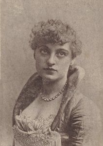 Charlotte Tittell, uit de Actrices-serie N67 ter promotie van Virginia Brights Sigaretten, ca. 1888