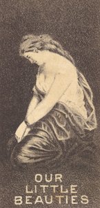 Uit de Actrices-serie N57 ter promotie van Our Little Beauties Cigarettes voor Allen & Ginte..., 1890