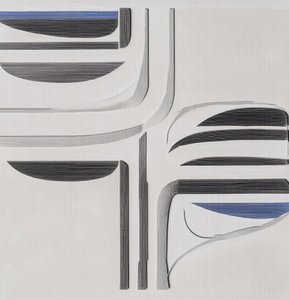 Modern blauwgrijs stroming