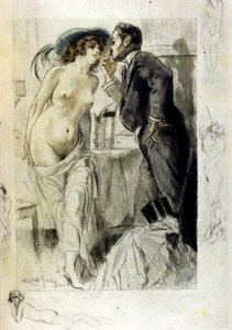 Illustratie door Almery Lobel-Riche van 1926 voor "Le journal d