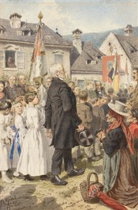 Corpus Christi processie door Alois Greil