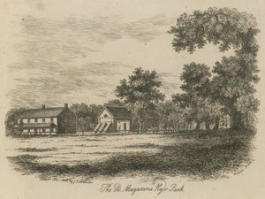 Het oude magazijn, Hyde Park, Londen