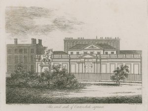 De westkant van Cavendish Square, Londen door Alois Schonn
