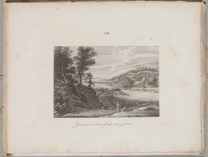 Kunst van de Lithografie: Rivierlandschap, Plaat XIII door Alois Senefelder