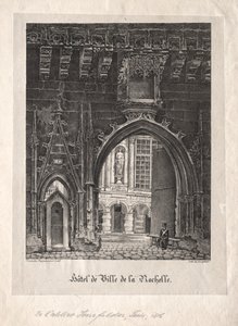 Hotel de Ville de la Rochelle, Frankrijk door Alois Senefelder