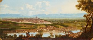 De versterkte stad Verona door Alois von Saar