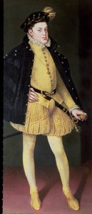 Don Carlos (1545-68), zoon van koning Filips II van Spanje (1556-98) en Maria van Portugal door Alonso Sánchez Coello