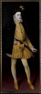 Portret van prins Don Carlos door Alonso Sánchez Coello