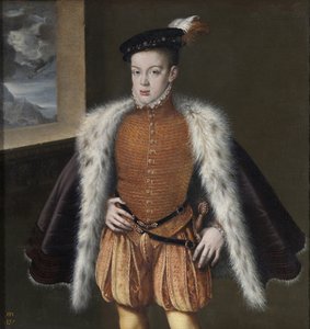 Don Carlos, Prins van Asturië door Alonso Sánchez Coello