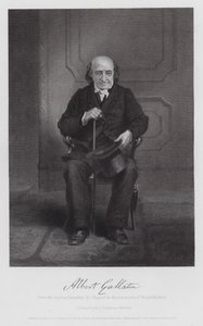 Albert Gallatin door Alonzo (after) Chappel