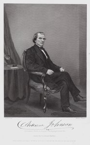 Andrew Johnson door Alonzo (after) Chappel