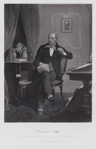 James Fenimore Cooper door Alonzo (after) Chappel