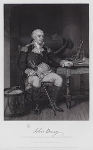 John Barry (gravure) door Alonzo (after) Chappel