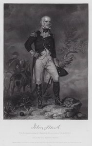 John Stark (gravure) door Alonzo (after) Chappel