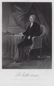 Thomas Jefferson door Alonzo (after) Chappel
