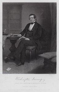 Washington Irving door Alonzo (after) Chappel